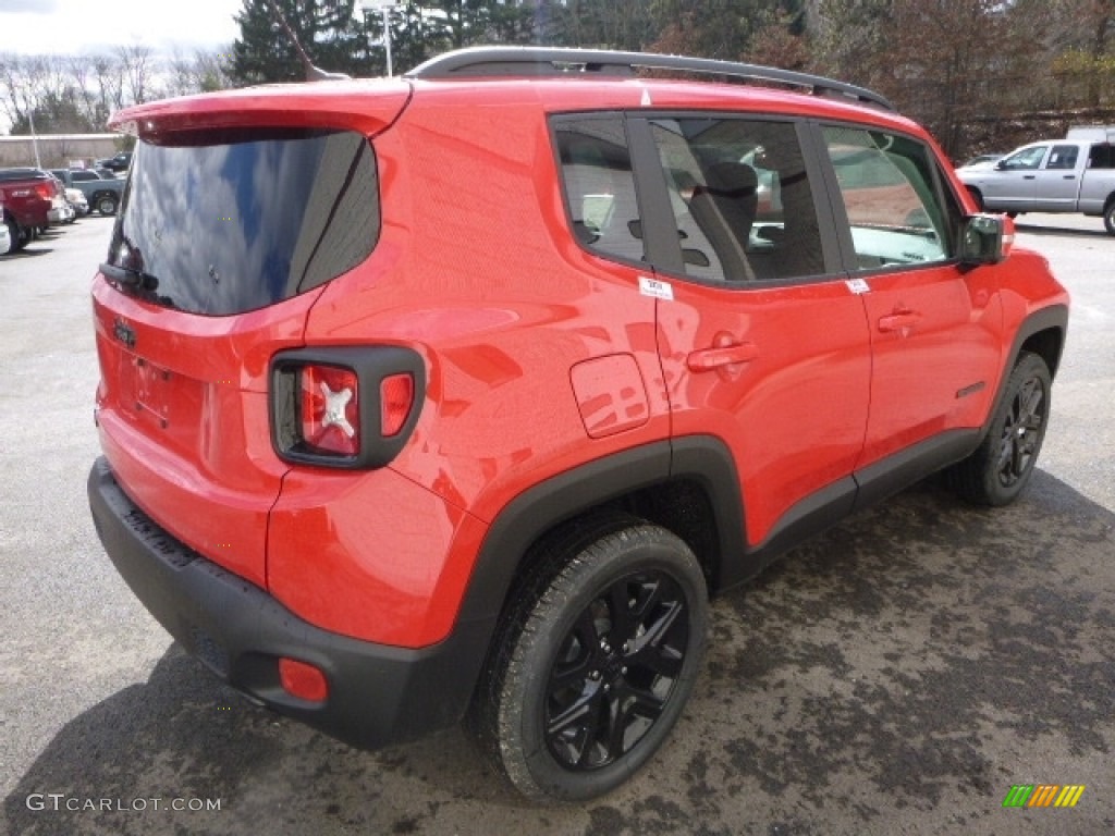 2017 Renegade Latitude 4x4 - Colorado Red / Black photo #7