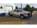 Silver Birch Metallic - Sierra 3500HD SLT Crew Cab 4x4 Dually Photo No. 1