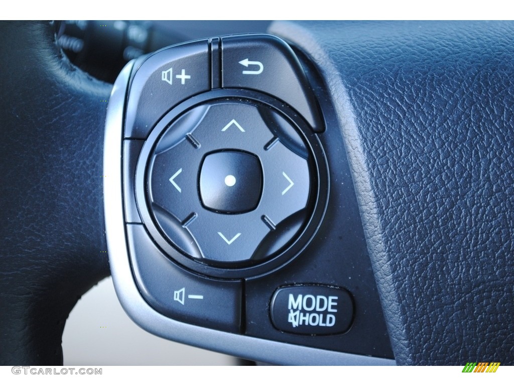 2014 Camry XLE V6 - Attitude Black Metallic / Ivory photo #14