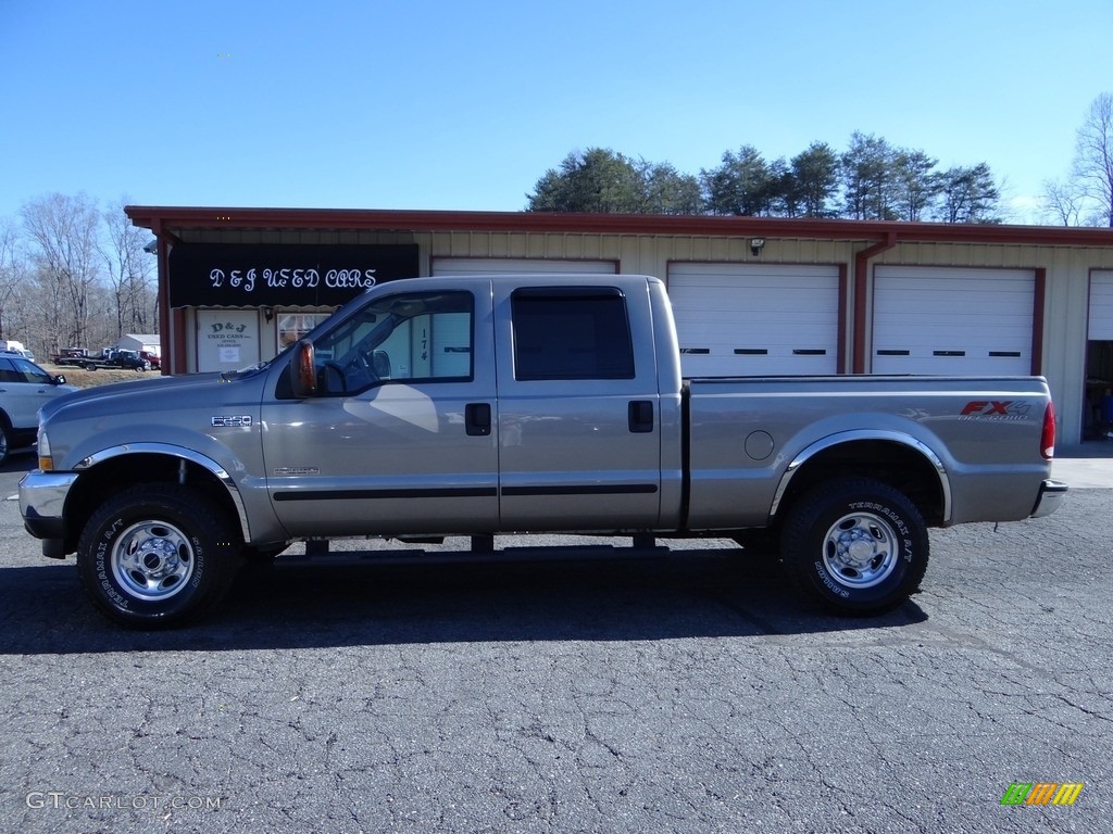 2003 F250 Super Duty Lariat Crew Cab 4x4 - Arizona Beige Metallic / Medium Parchment Beige photo #6