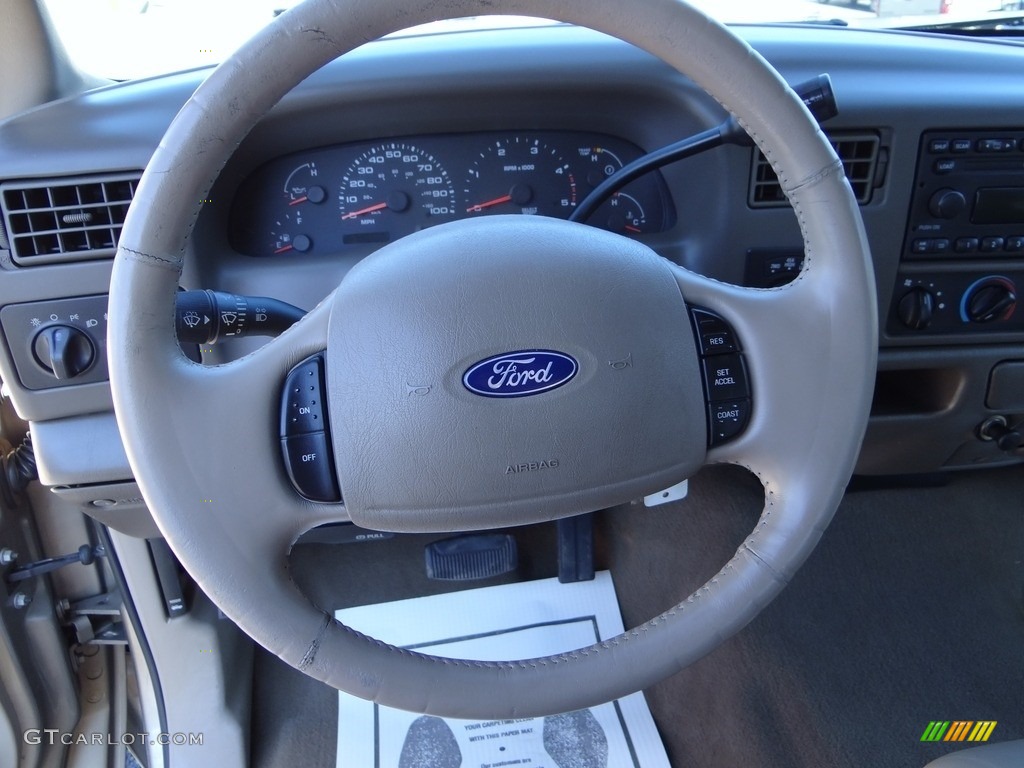 2003 F250 Super Duty Lariat Crew Cab 4x4 - Arizona Beige Metallic / Medium Parchment Beige photo #30