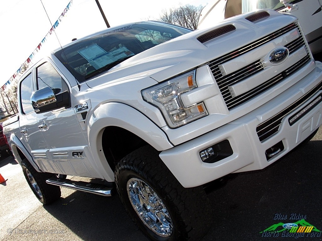 2017 F150 Tuscany FTX Edition Lariat SuperCrew 4x4 - White Platinum / Black photo #37