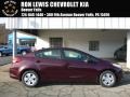 2017 Garnet Red Kia Forte LX  photo #1