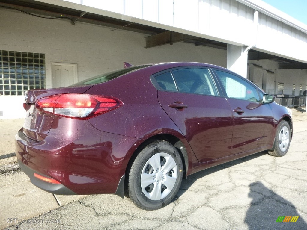 2017 Forte LX - Garnet Red / Black photo #3