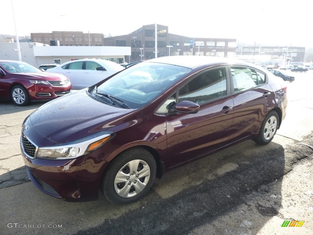 2017 Forte LX - Garnet Red / Black photo #7