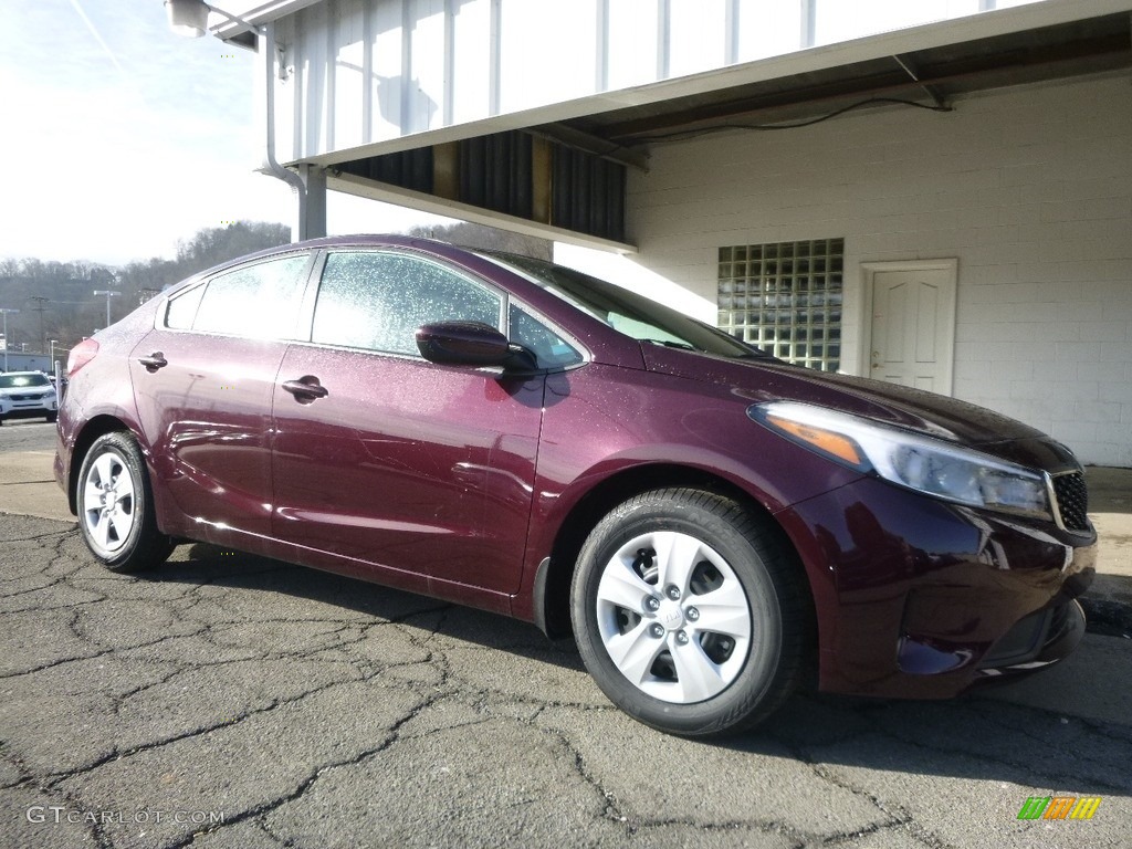 2017 Forte LX - Garnet Red / Black photo #9