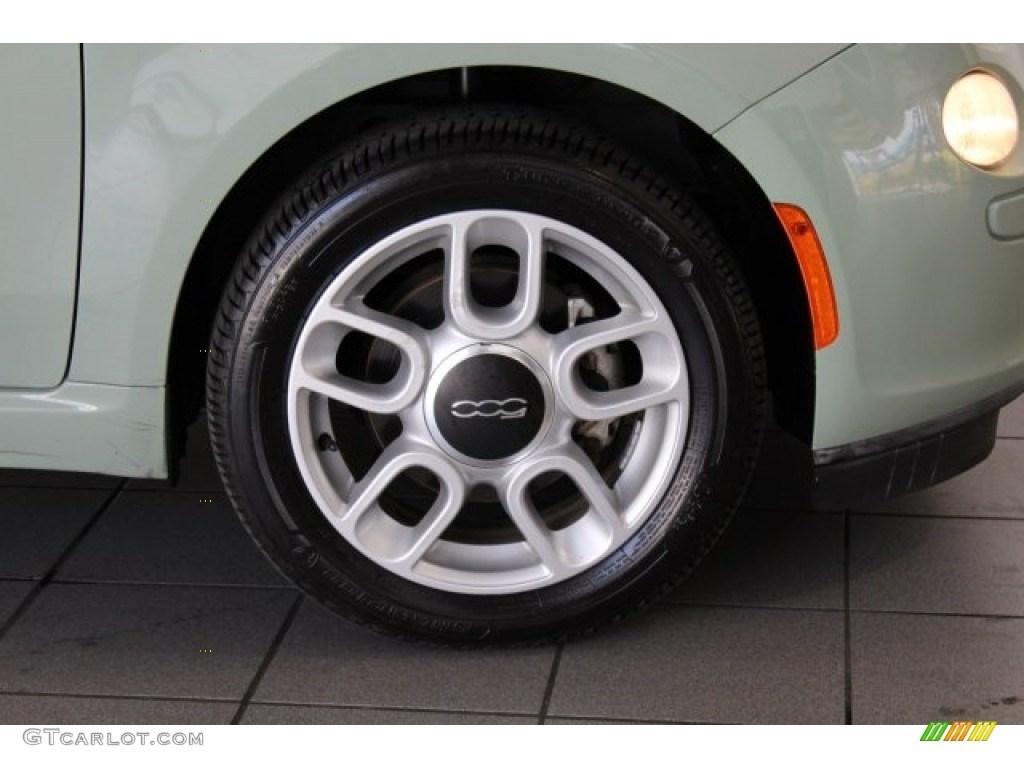 2013 500 Pop - Verde Chiaro (Light Green) / Grigio/Avorio (Gray/Ivory) photo #2