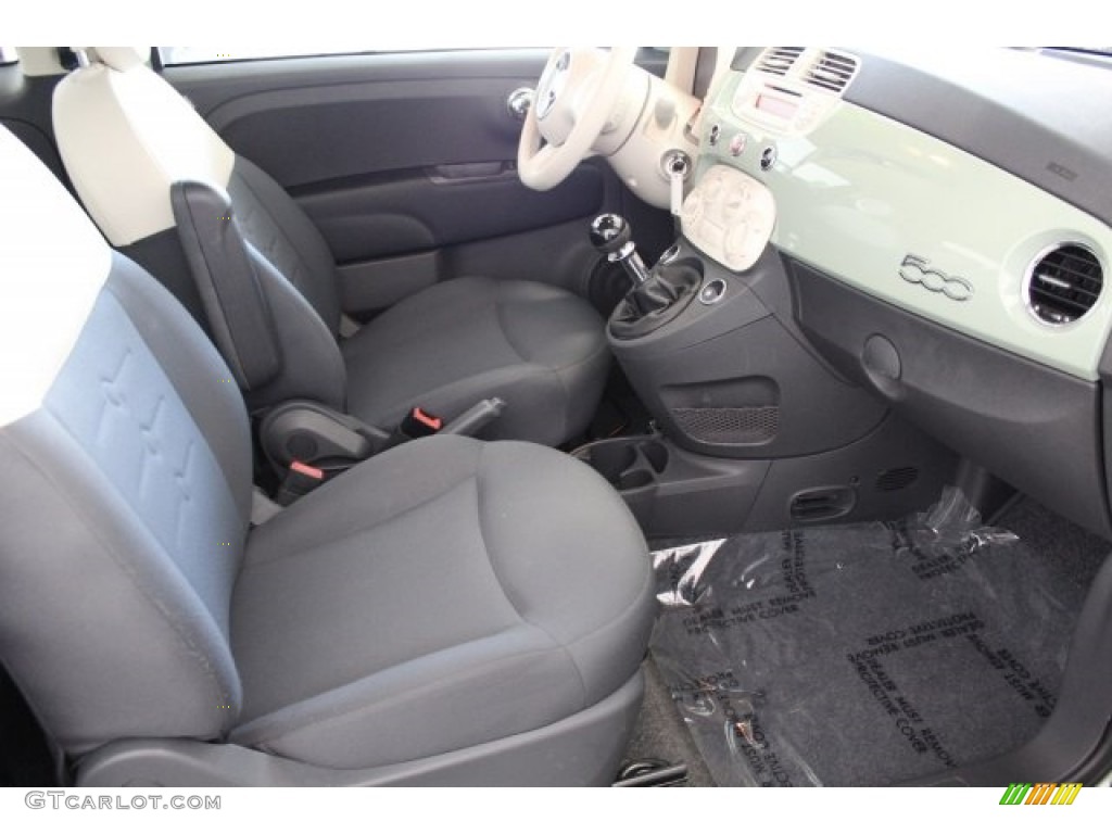 2013 500 Pop - Verde Chiaro (Light Green) / Grigio/Avorio (Gray/Ivory) photo #25