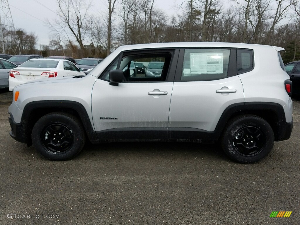 Glacier Metallic 2017 Jeep Renegade Sport Exterior Photo #118700969