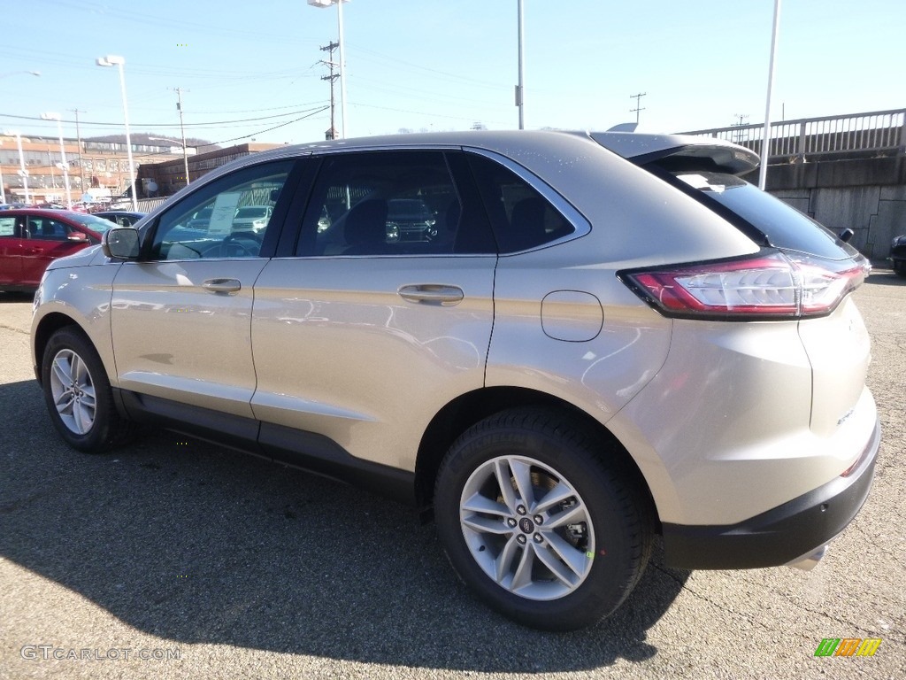 2017 Edge SEL AWD - White Gold Metallic / Ebony photo #5