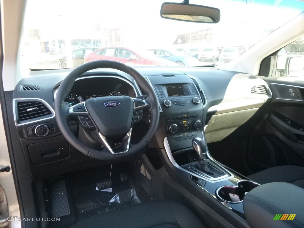 2017 Edge SEL AWD - White Gold Metallic / Ebony photo #13
