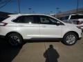 2017 White Platinum Metallic Ford Edge SEL AWD  photo #3
