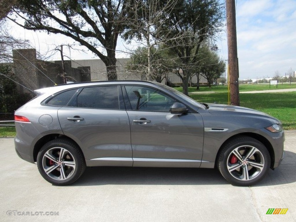Ammonite Grey 2017 Jaguar F-PACE 35t AWD S Exterior Photo #118702689
