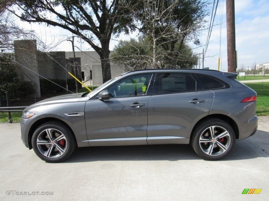 Ammonite Grey 2017 Jaguar F-PACE 35t AWD S Exterior Photo #118702794