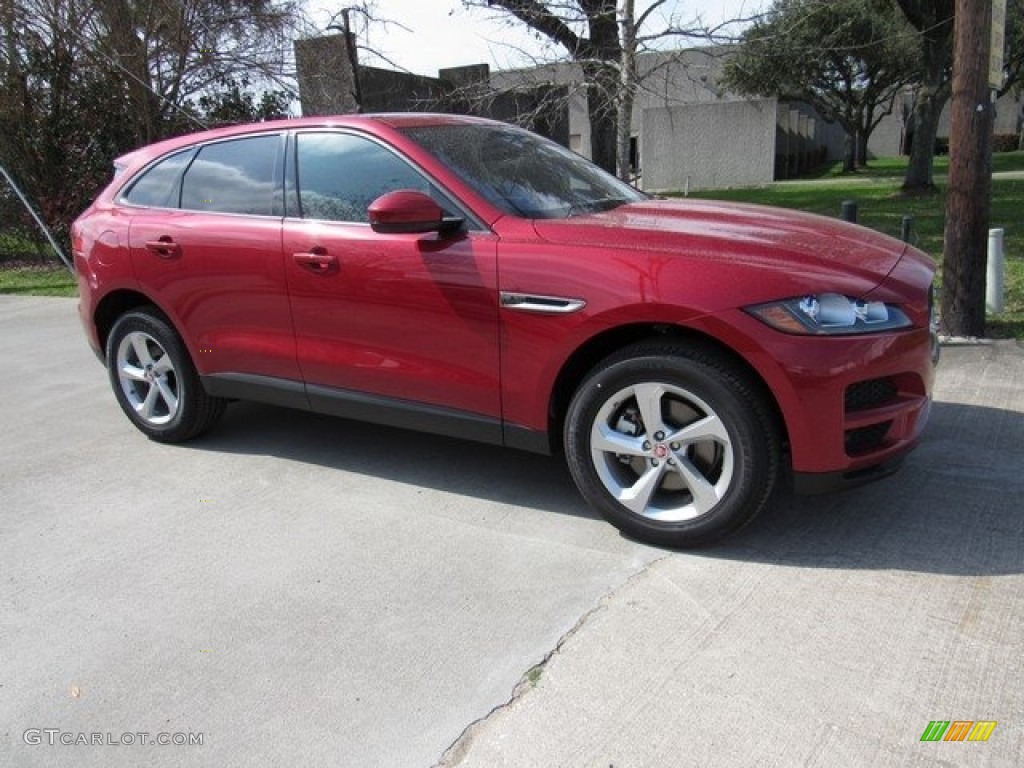 Italian Racing Red Jaguar F-PACE