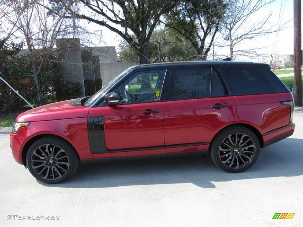 Firenze Red Metallic 2017 Land Rover Range Rover Supercharged Exterior Photo #118703673