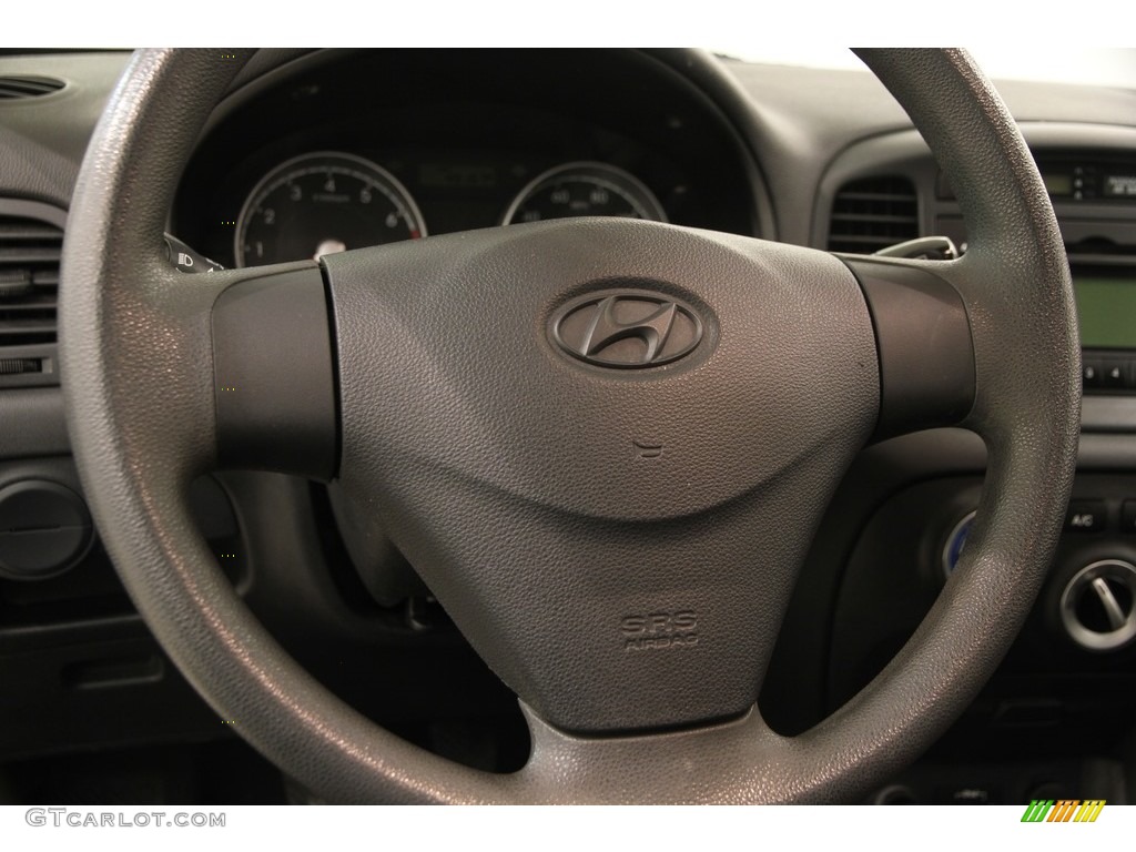 2010 Accent GS 3 Door - Ebony Black / Black photo #6