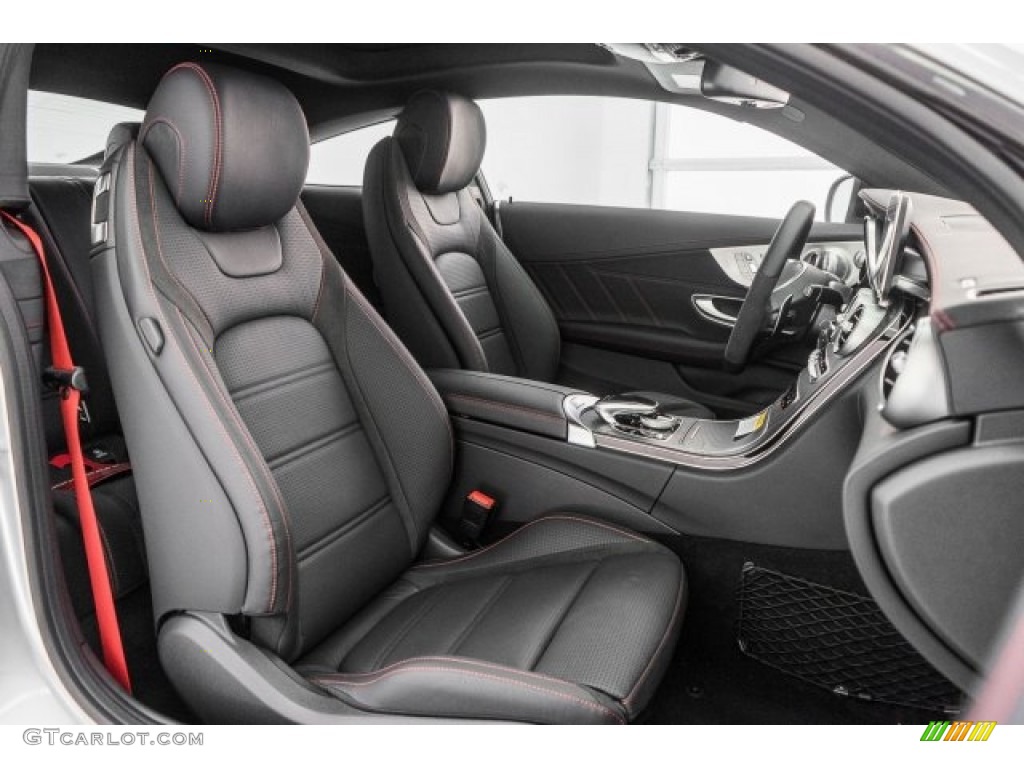 Black Interior 2017 Mercedes-Benz C 43 AMG 4Matic Coupe Photo #118705032