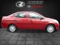 2014 Red Brick Nissan Versa 1.6 S Sedan  photo #2