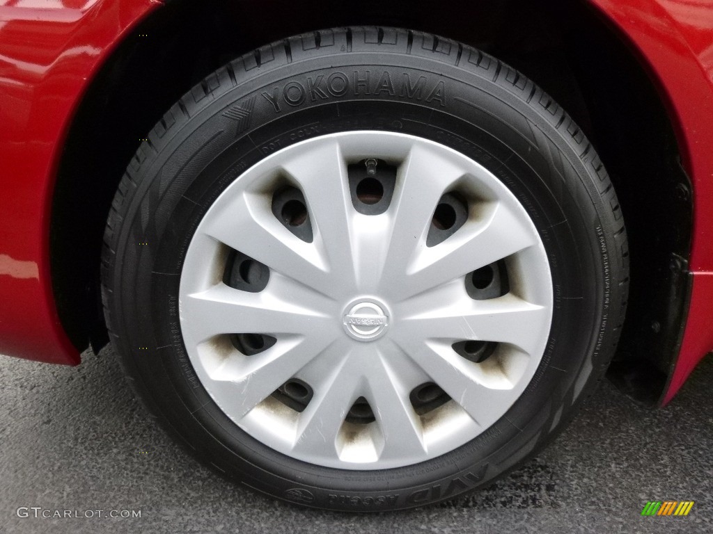 2014 Versa 1.6 S Sedan - Red Brick / Charcoal photo #14