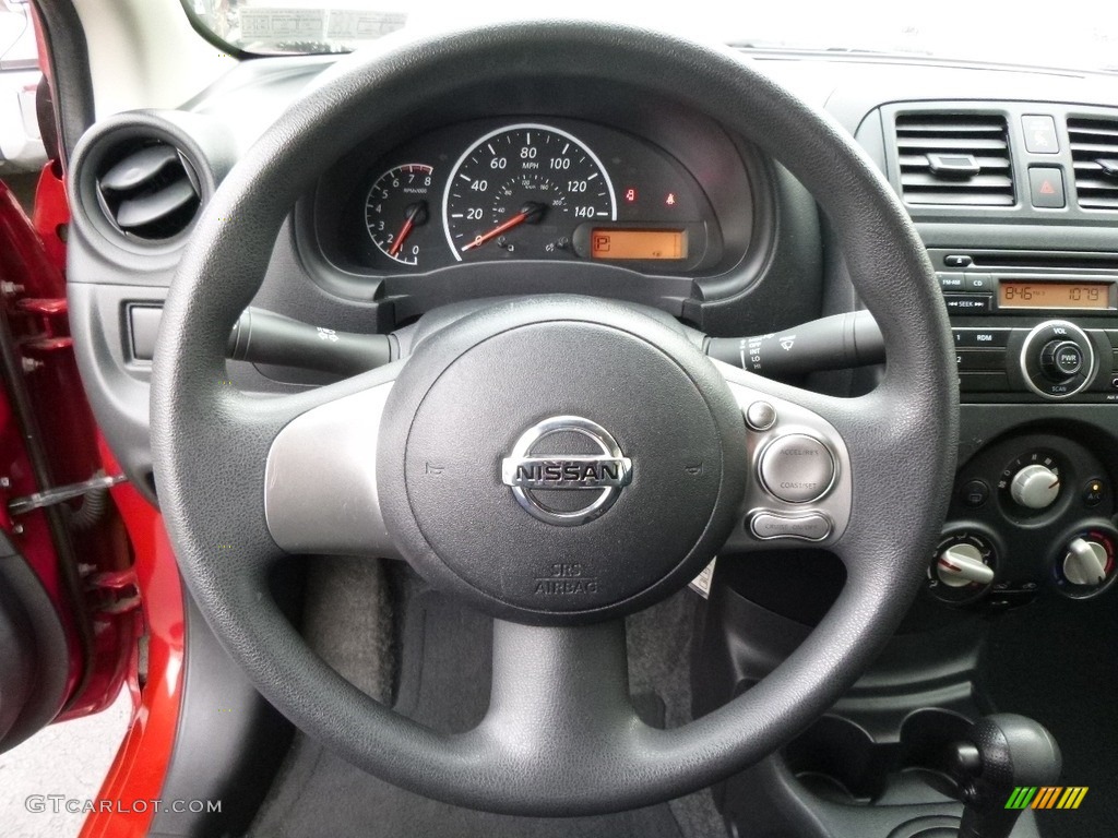 2014 Versa 1.6 S Sedan - Red Brick / Charcoal photo #17