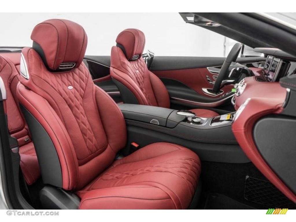2017 S 550 Cabriolet - Iridium Silver Metallic / designo Bengal Red/Black photo #2