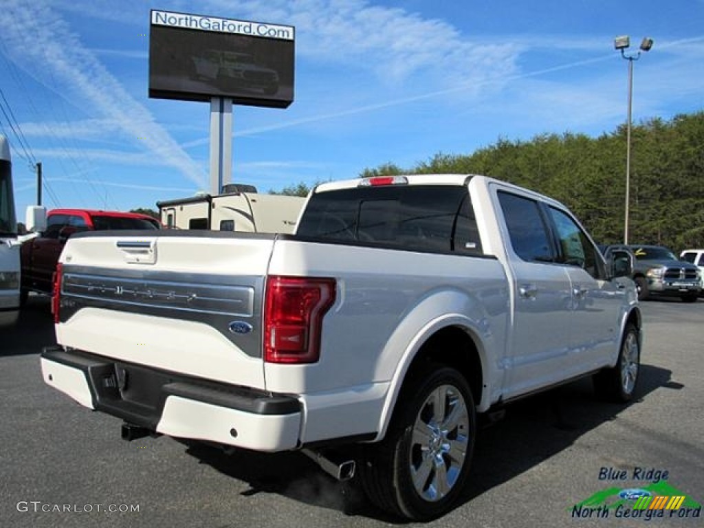 2017 F150 Limited SuperCrew 4x4 - White Platinum / Limited Black/Mojave photo #5