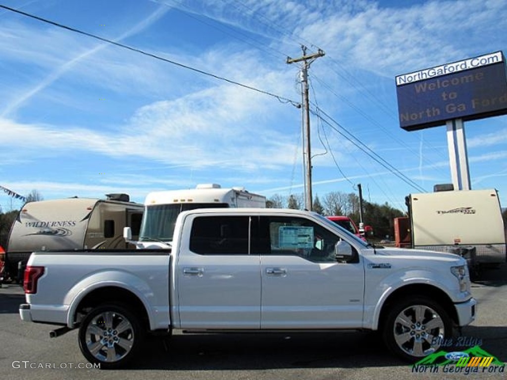 2017 F150 Limited SuperCrew 4x4 - White Platinum / Limited Black/Mojave photo #6