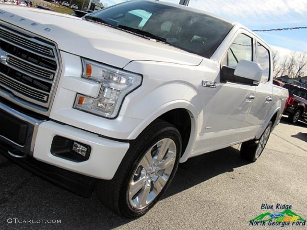 2017 F150 Limited SuperCrew 4x4 - White Platinum / Limited Black/Mojave photo #38