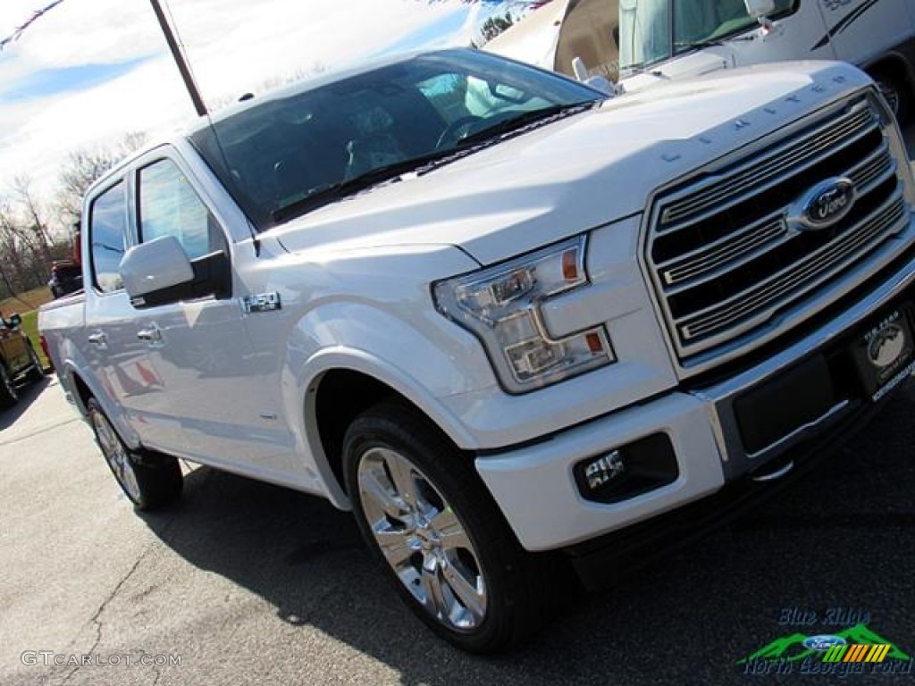 2017 F150 Limited SuperCrew 4x4 - White Platinum / Limited Black/Mojave photo #39