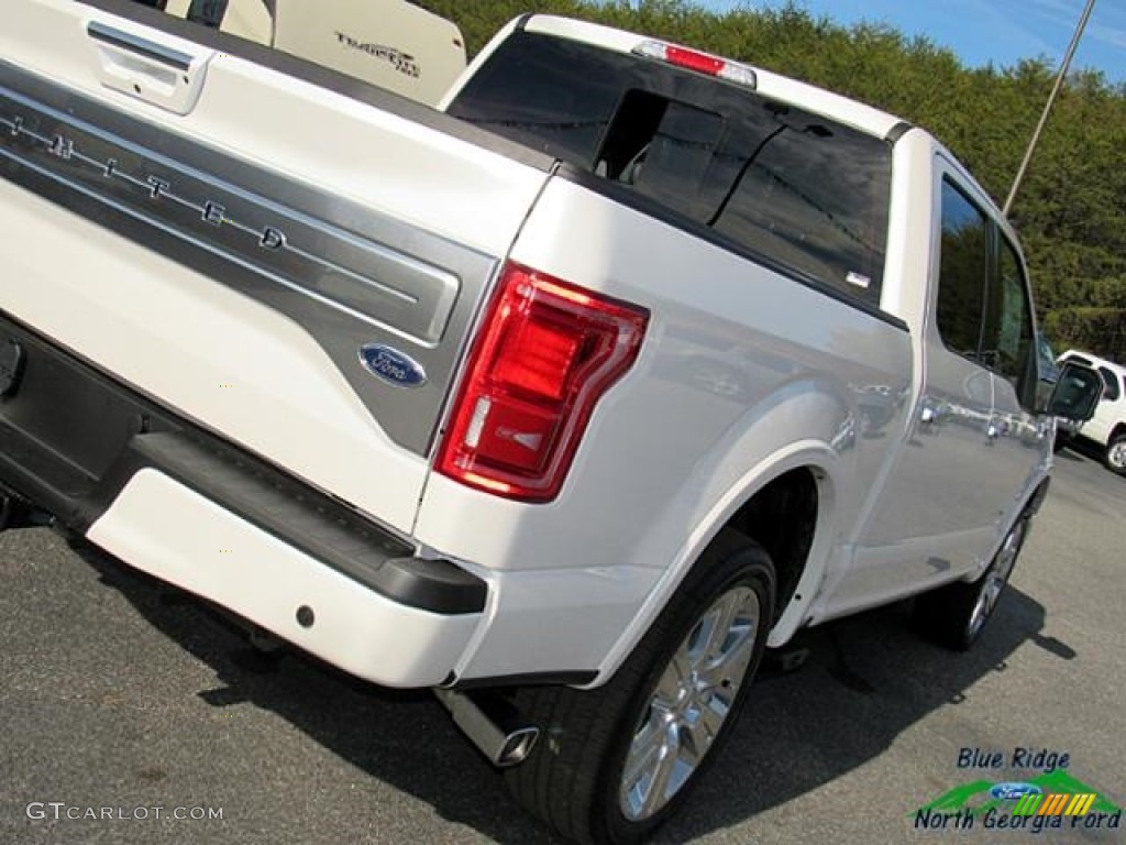 2017 F150 Limited SuperCrew 4x4 - White Platinum / Limited Black/Mojave photo #40