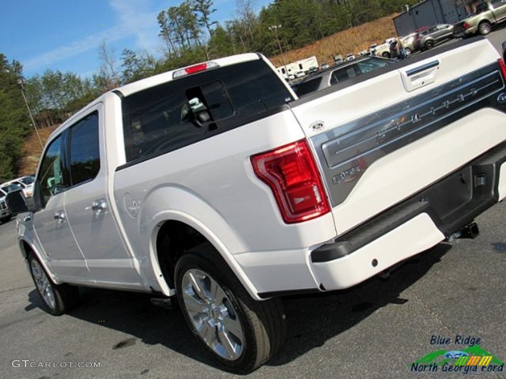 2017 F150 Limited SuperCrew 4x4 - White Platinum / Limited Black/Mojave photo #41