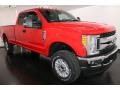 2017 Race Red Ford F250 Super Duty XLT SuperCab 4x4  photo #6