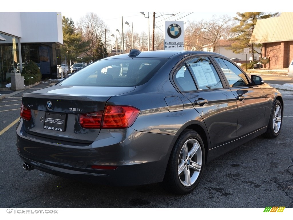 2014 3 Series 328i xDrive Sedan - Mineral Grey Metallic / Black photo #3