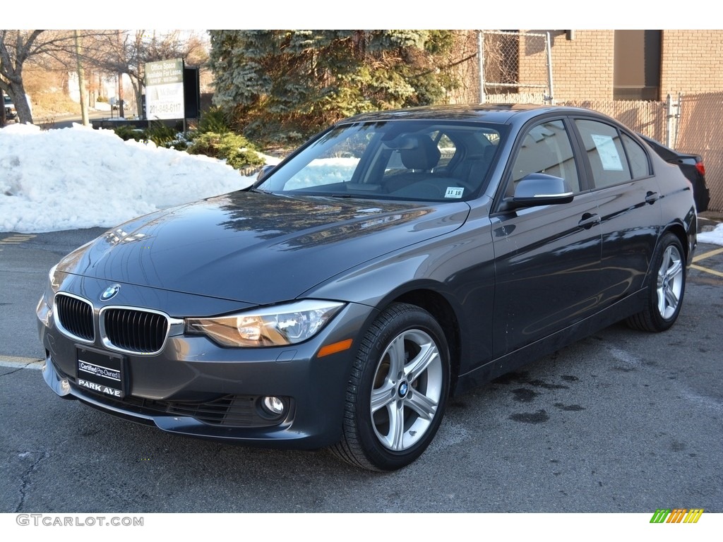 2014 3 Series 328i xDrive Sedan - Mineral Grey Metallic / Black photo #6