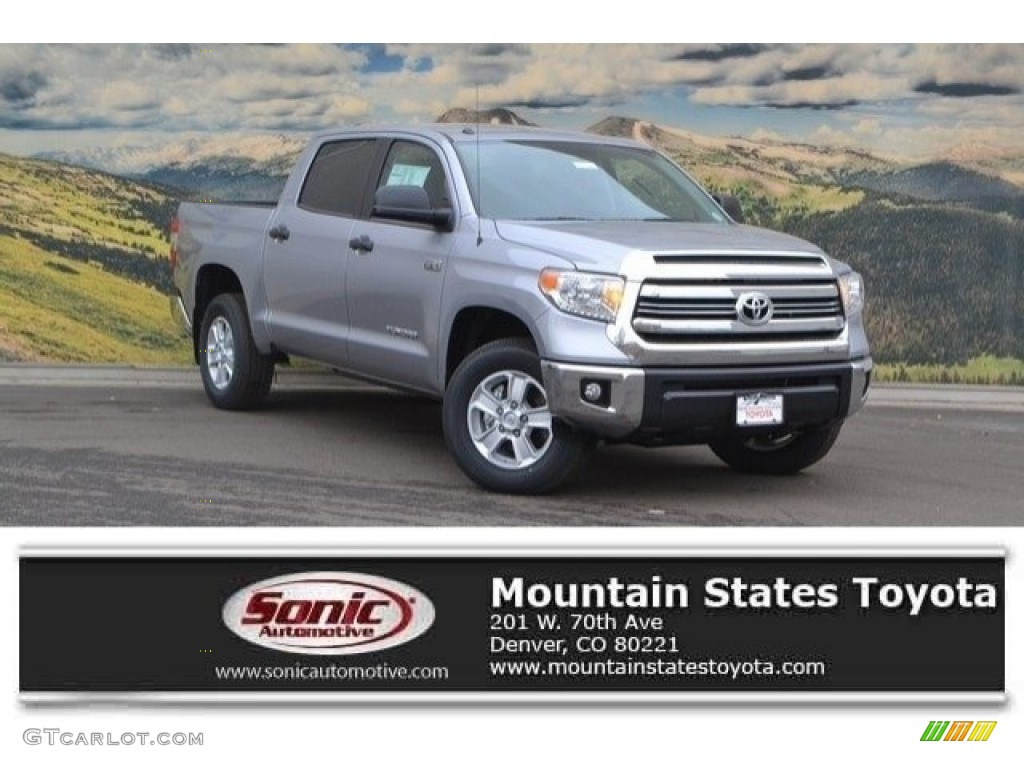 2017 Tundra SR5 CrewMax 4x4 - Silver Sky Metallic / Black photo #1