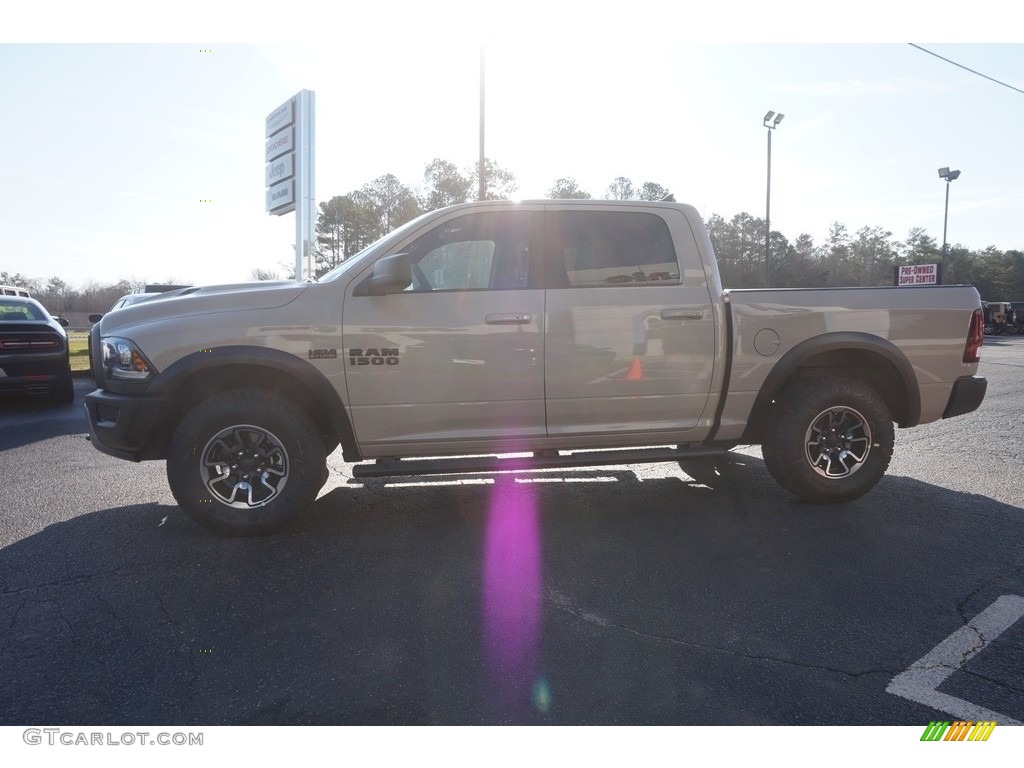 2017 1500 Rebel Crew Cab 4x4 - Mojave Sand / Black photo #4