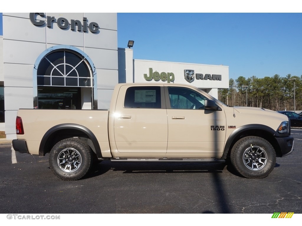 2017 1500 Rebel Crew Cab 4x4 - Mojave Sand / Black photo #8
