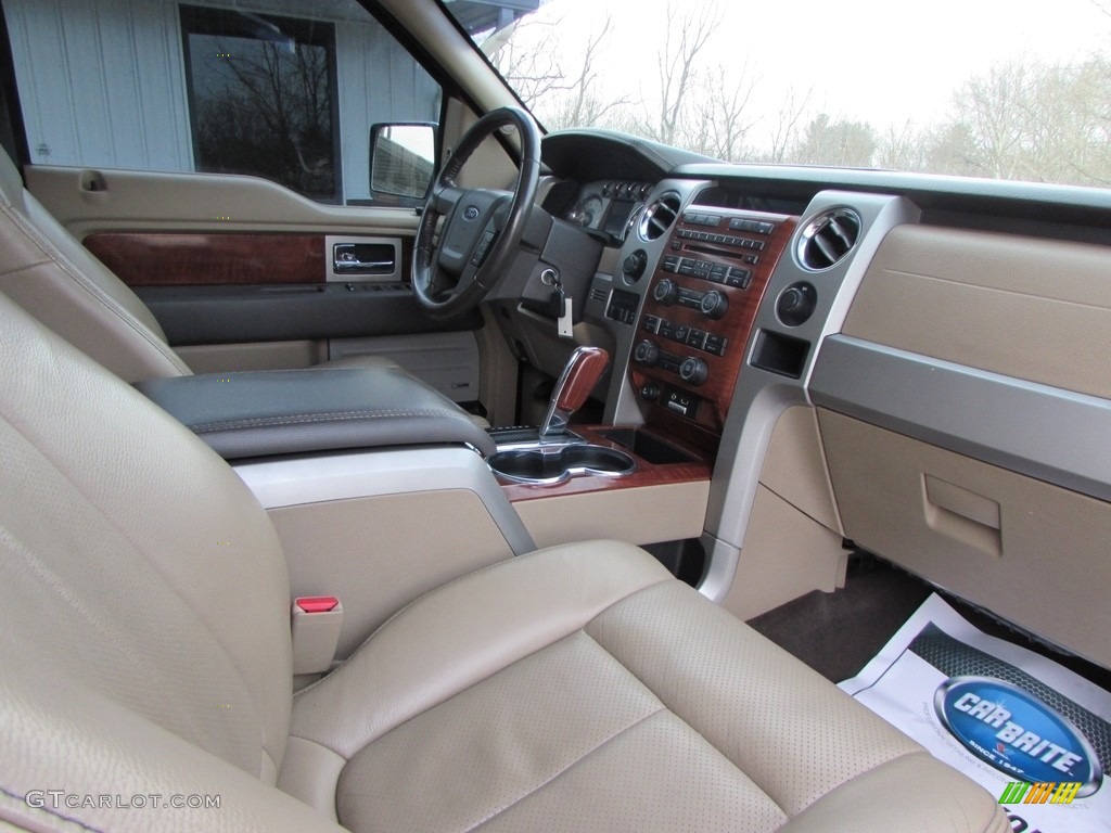 2010 F150 Lariat SuperCrew 4x4 - Red Candy Metallic / Tan photo #25