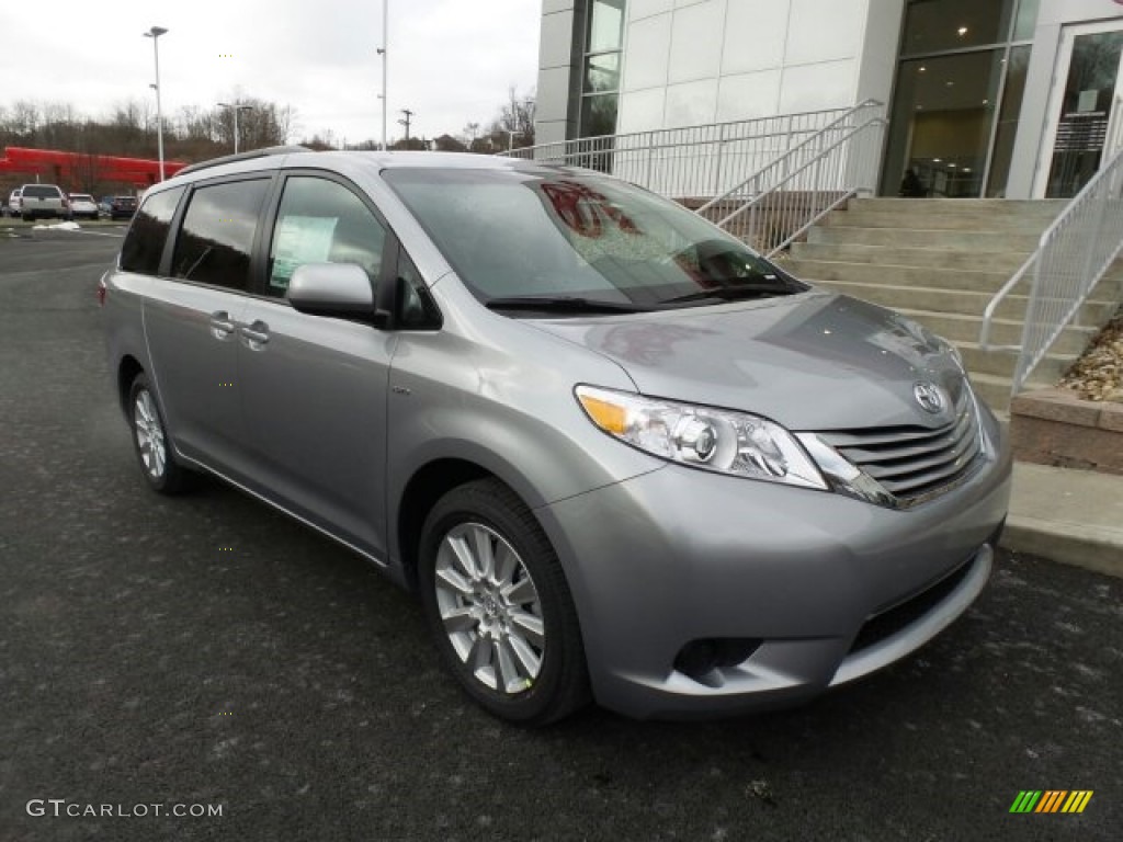 2017 Sienna LE AWD - Silver Sky Metallic / Ash photo #1