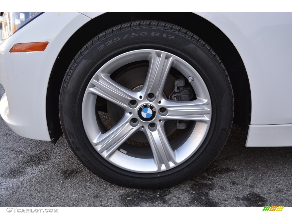 2014 3 Series 320i xDrive Sedan - Alpine White / Venetian Beige photo #31