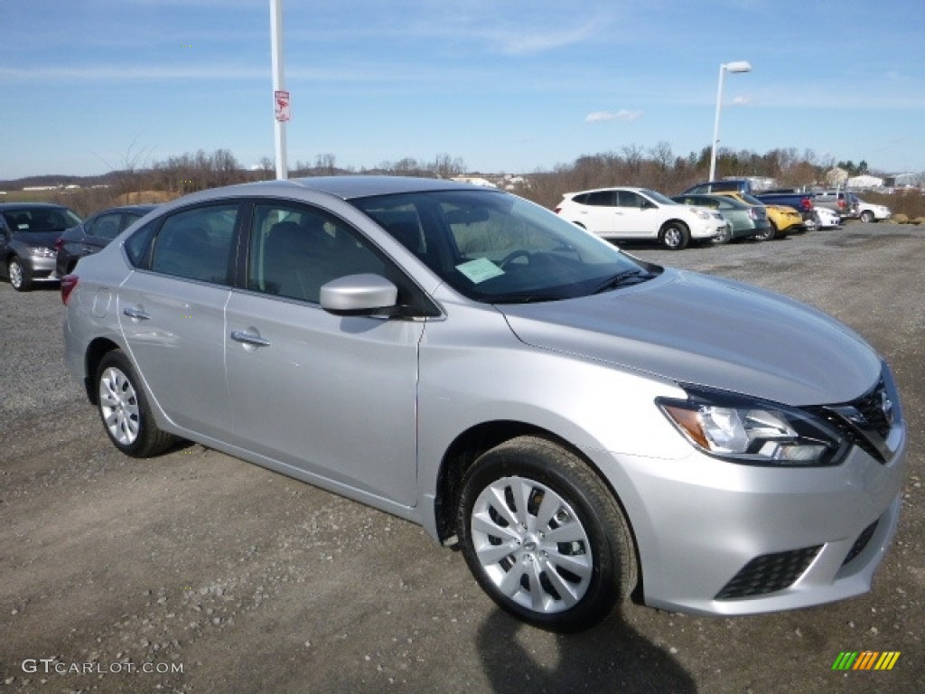 Brilliant Silver 2017 Nissan Sentra S Exterior Photo #118714482
