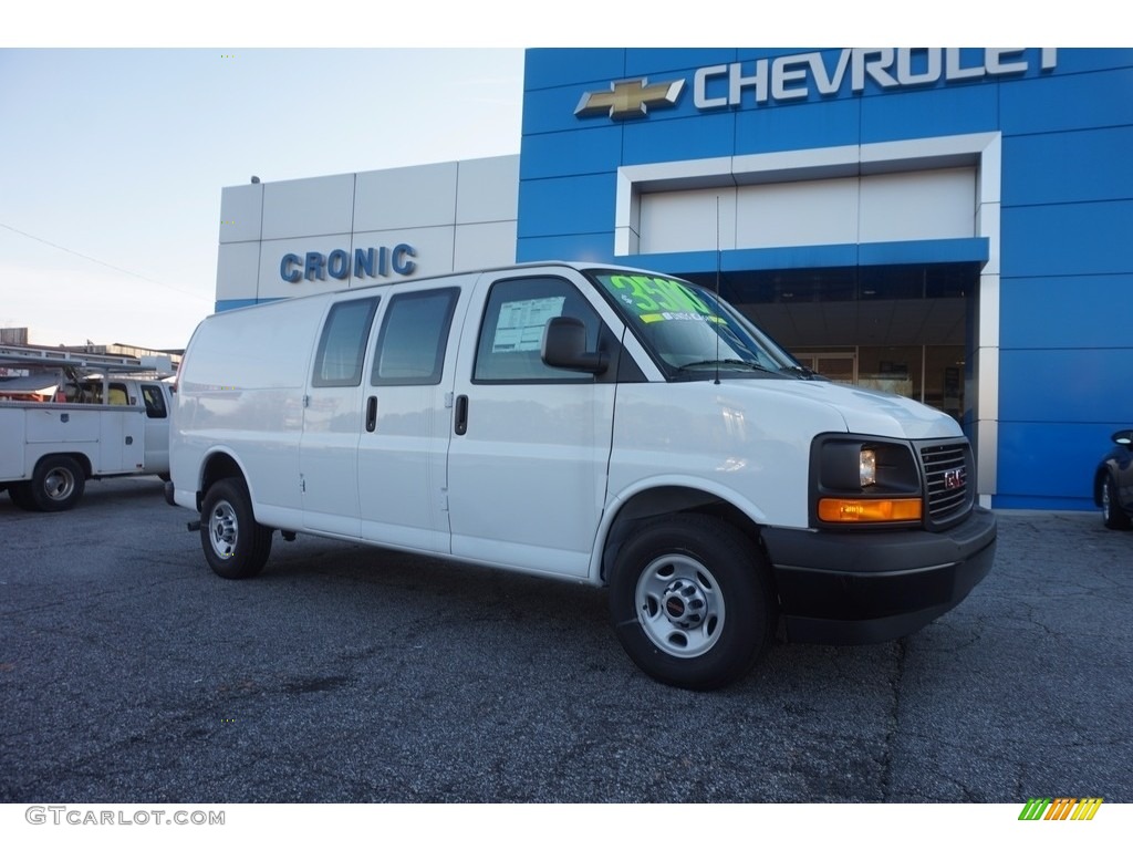 Summit White GMC Savana Van