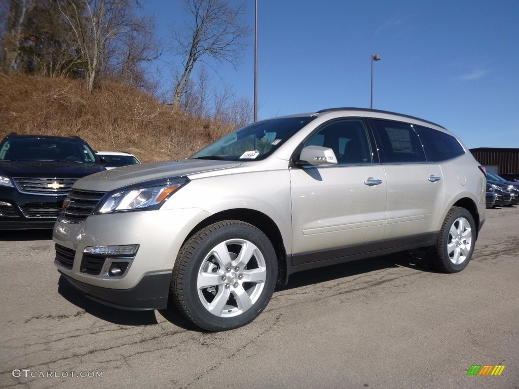 2017 Traverse LT AWD - Champagne Silver Metallic / Ebony photo #1