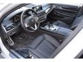 Black 2017 BMW 7 Series 750i xDrive Sedan Interior Color