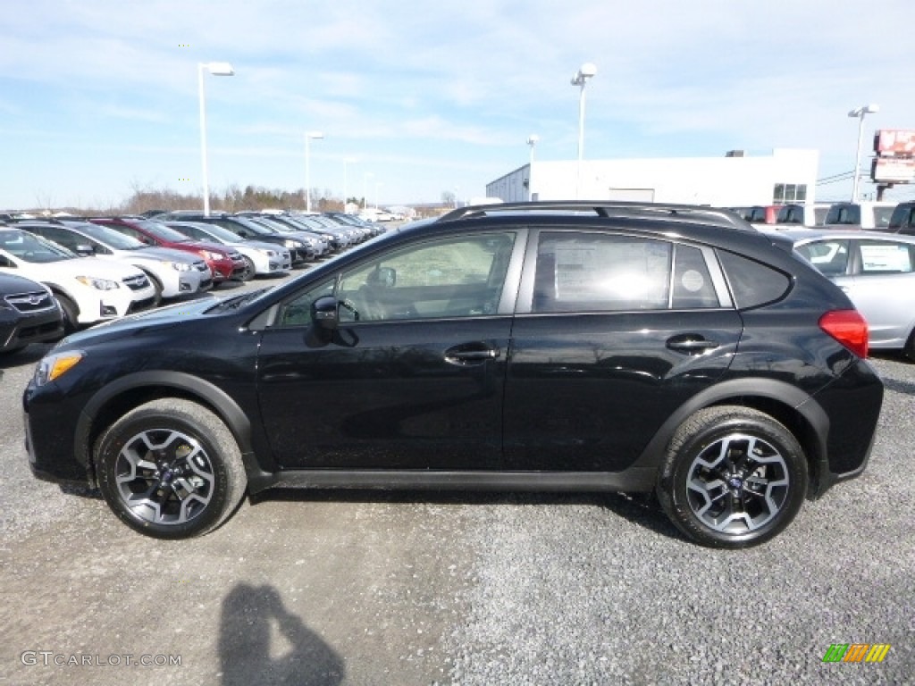 Crystal Black Silica 2017 Subaru Crosstrek 2.0i Limited Exterior Photo #118716825