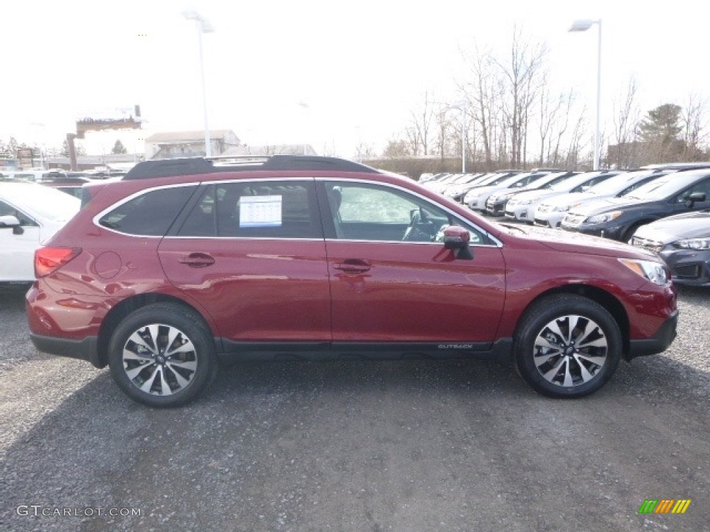 2017 Outback 2.5i Limited - Venetian Red Pearl / Slate Black photo #3