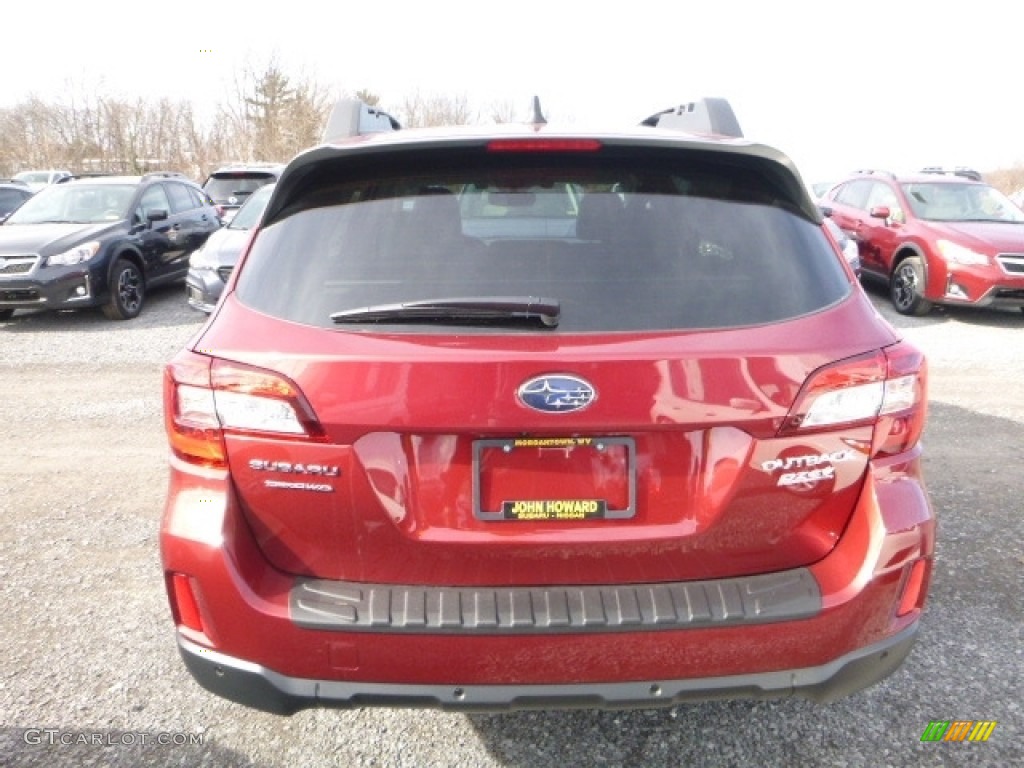 2017 Outback 2.5i Limited - Venetian Red Pearl / Slate Black photo #8