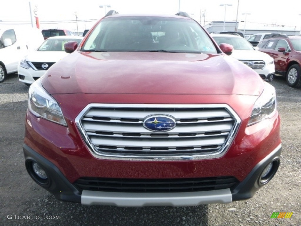 2017 Outback 2.5i Limited - Venetian Red Pearl / Slate Black photo #11