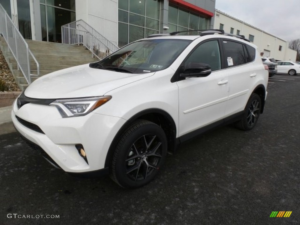 Super White 2017 Toyota RAV4 SE AWD Exterior Photo #118717827